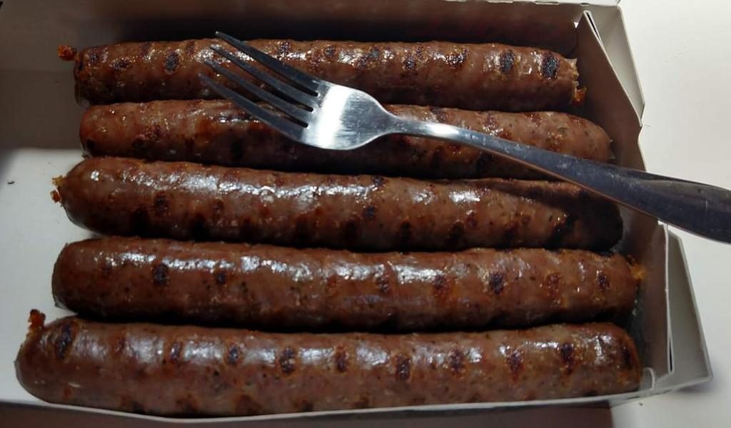 cheap sausages lower the cost of living in Sofia, Bulgaria