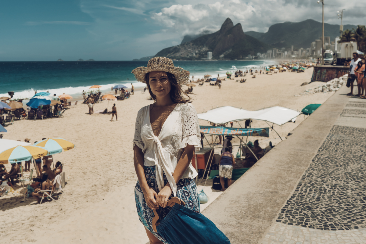 expat woman beach low cost of living in rio de janeiro