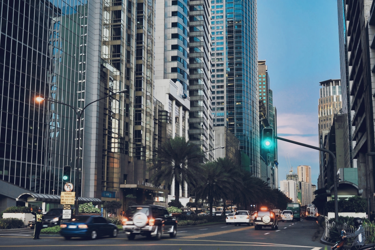 Makati street view, where you can apply for the Philippines Investor Visa